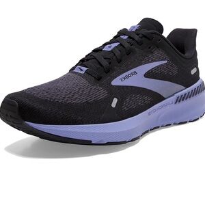 Purple and Black Brooks Running Shoes, Women’s 7